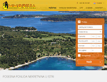 Tablet Screenshot of immobilia.hr